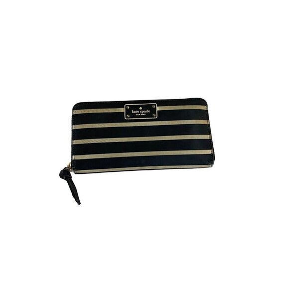 Kate Spade Women's Fabric Stripe Zip Up Wallet - OS - Picture 1 of 14